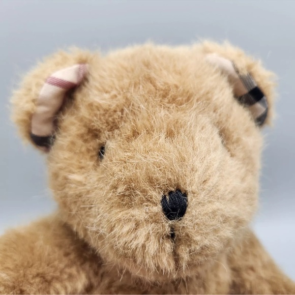 Authentic Burberry Teddy Bear Nova "B" Plush Beige 9" Stuffed Animal - Picture 9 of 13